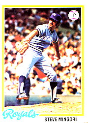 1978 Topps Baseball Cards      696     Steve Mingori